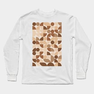 Aesthetic - Geometric Pattern - Shapes #3 Long Sleeve T-Shirt